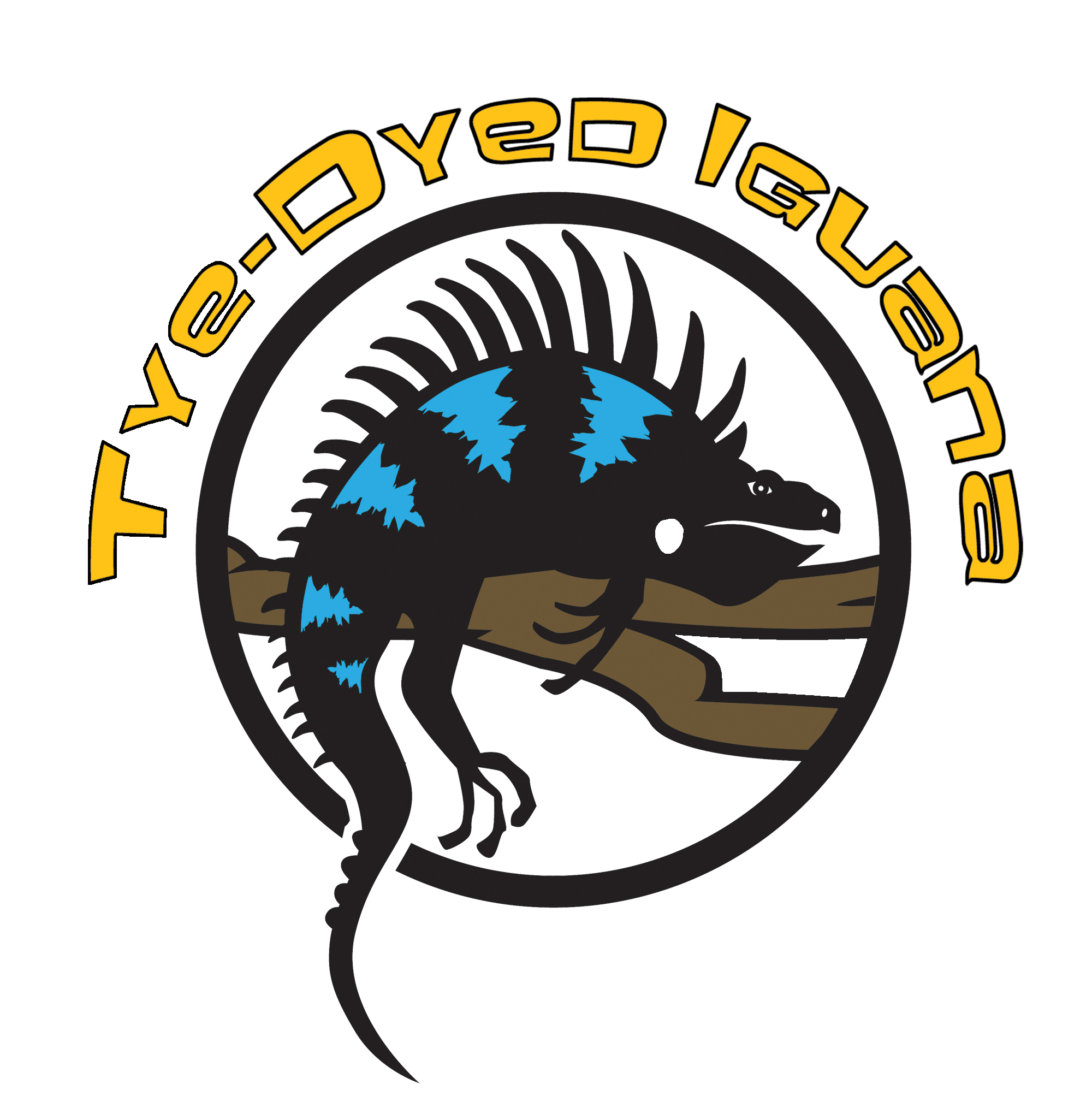 Tye-Dyed Iguana