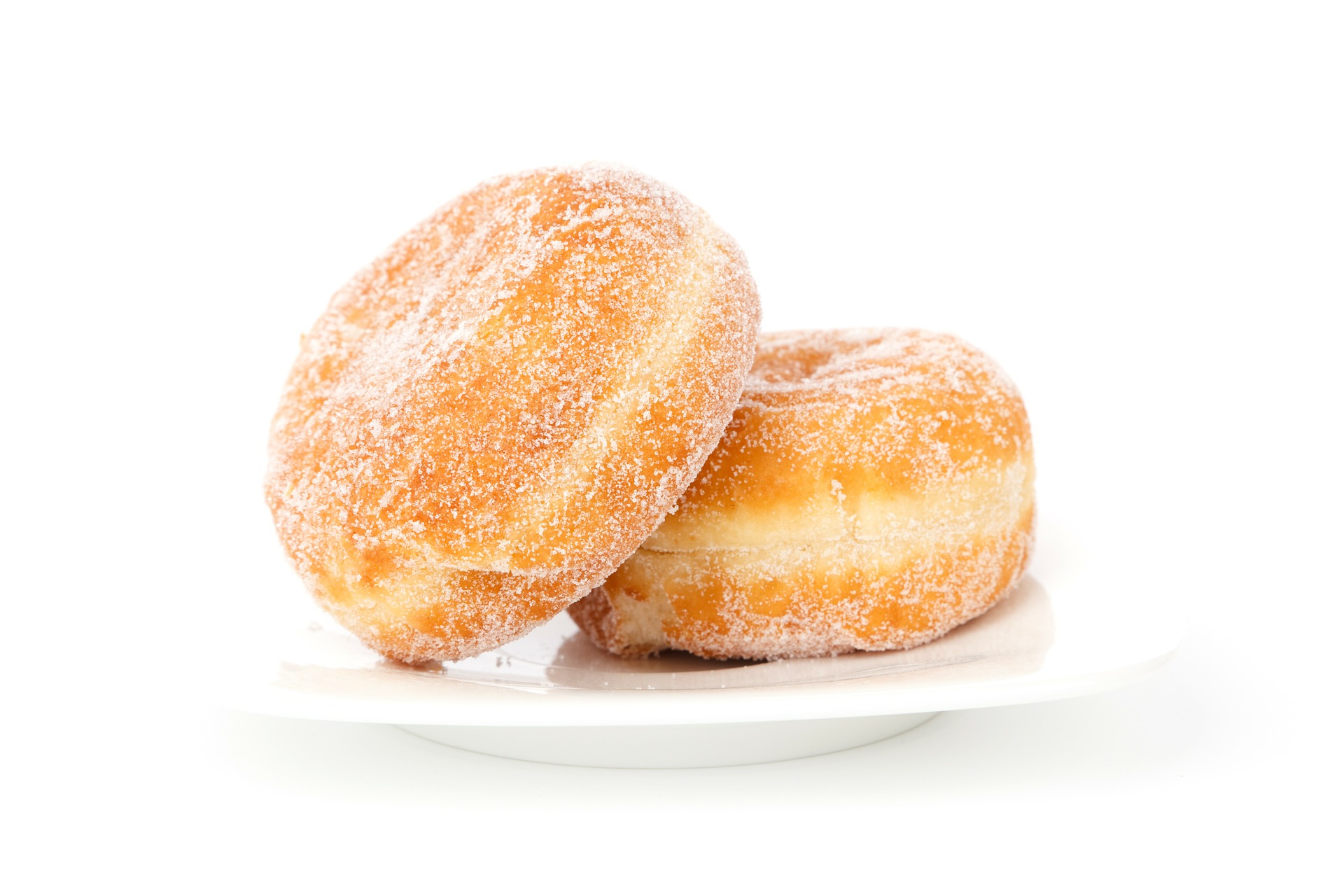Sugar covered donuts